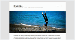 Desktop Screenshot of kristin-kaye.com