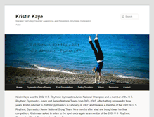 Tablet Screenshot of kristin-kaye.com